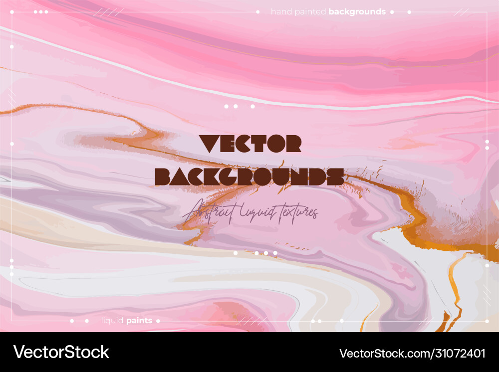 Fluid Art Abstract Texture vector image