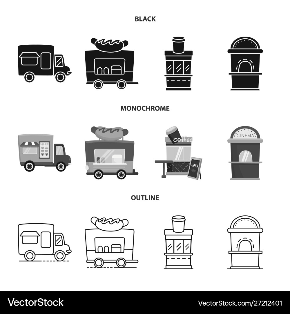 Isolated object amusement and store icon set Isolated object amusement and store icon set vector image