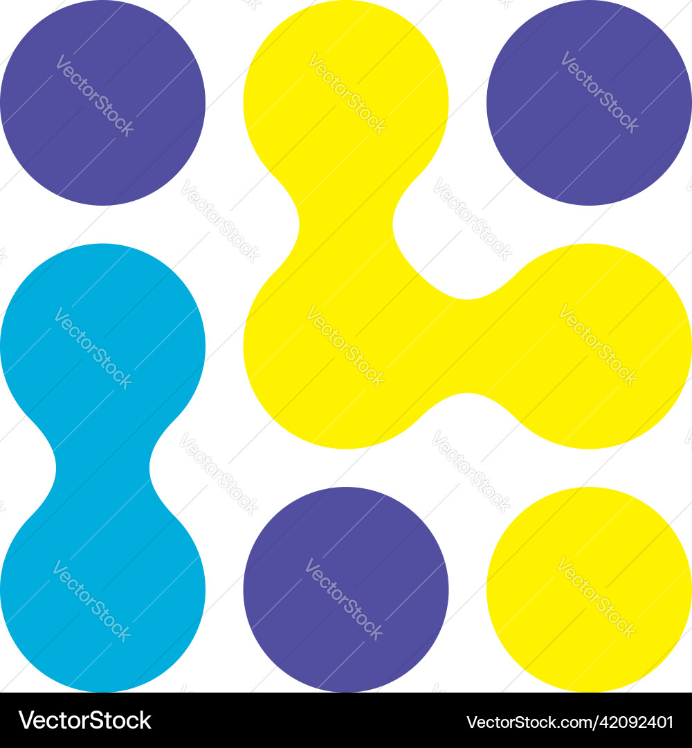 Metaball verbundene Punkte Kreise Muster Textur Metaball verbundene Punkte Kreise Muster Textur vektorbild