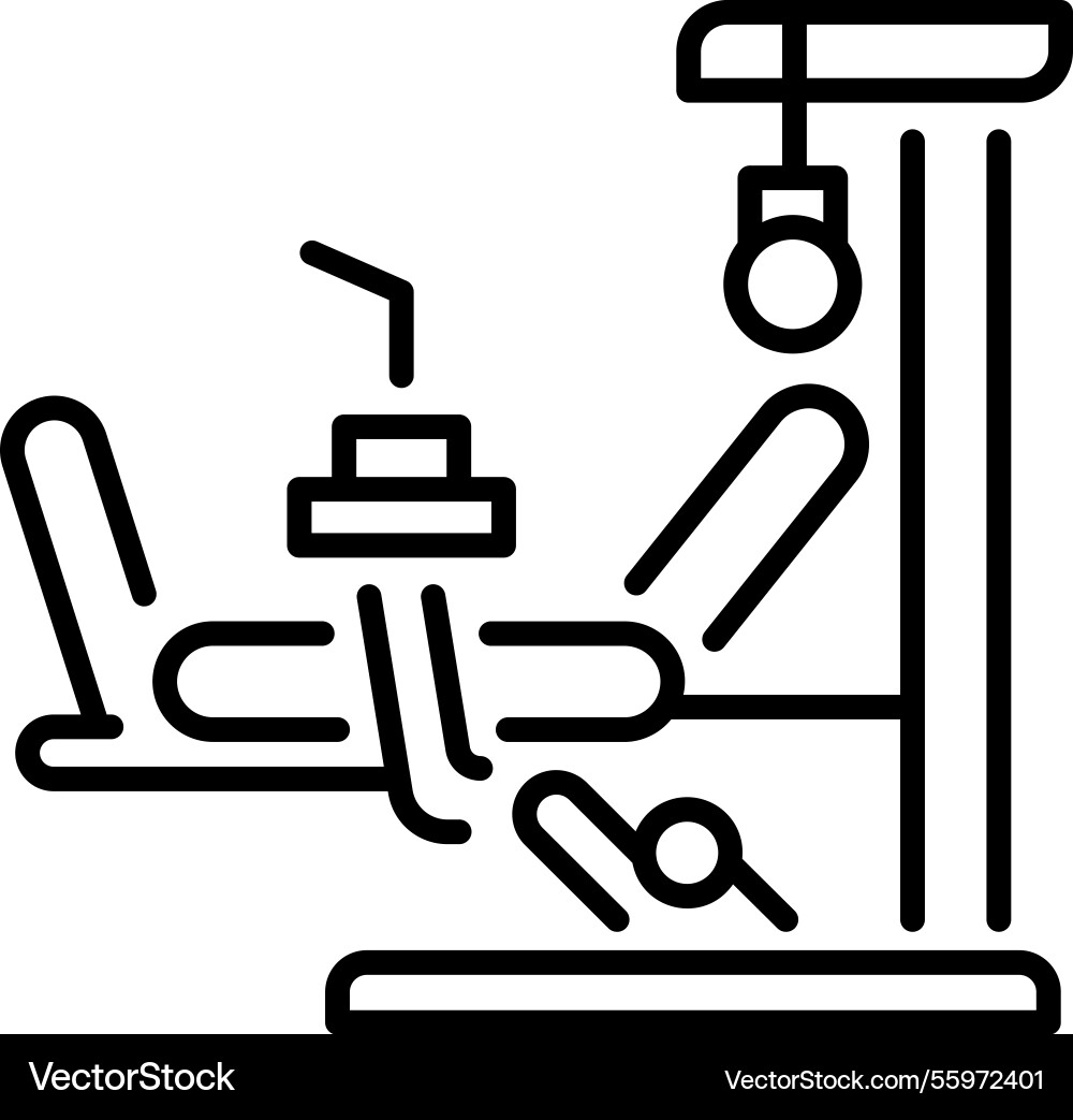 Seated row Vector Image