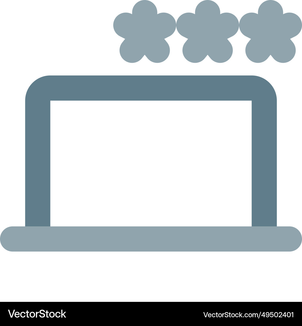 Utilizing password to prevent unauthorized access Vector Image
