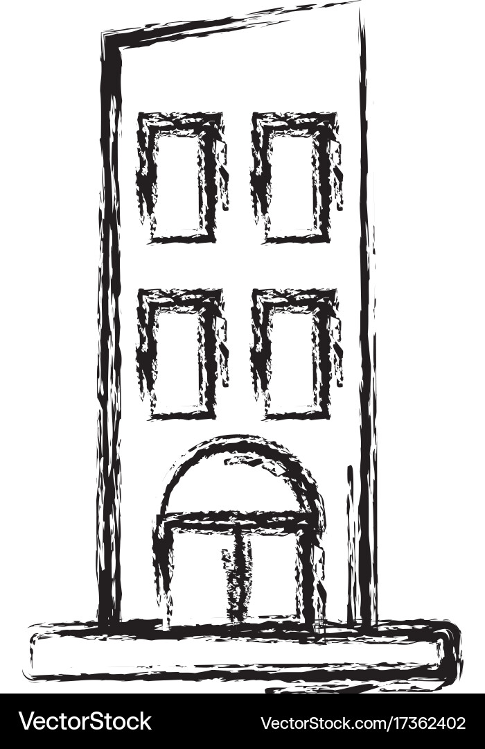 Building tower isolated Vector Image
