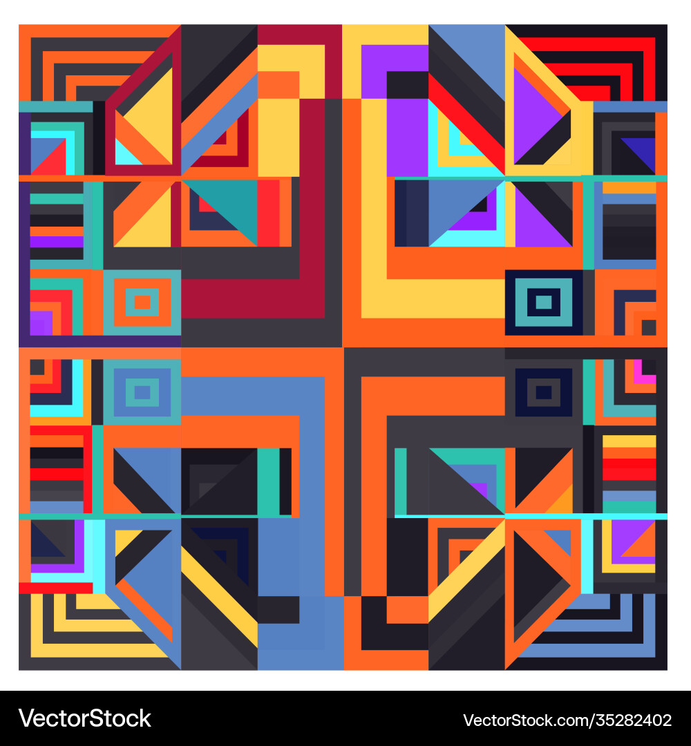 Colorful geometric and curve background pattern Colorful geometric and curve background pattern vector image