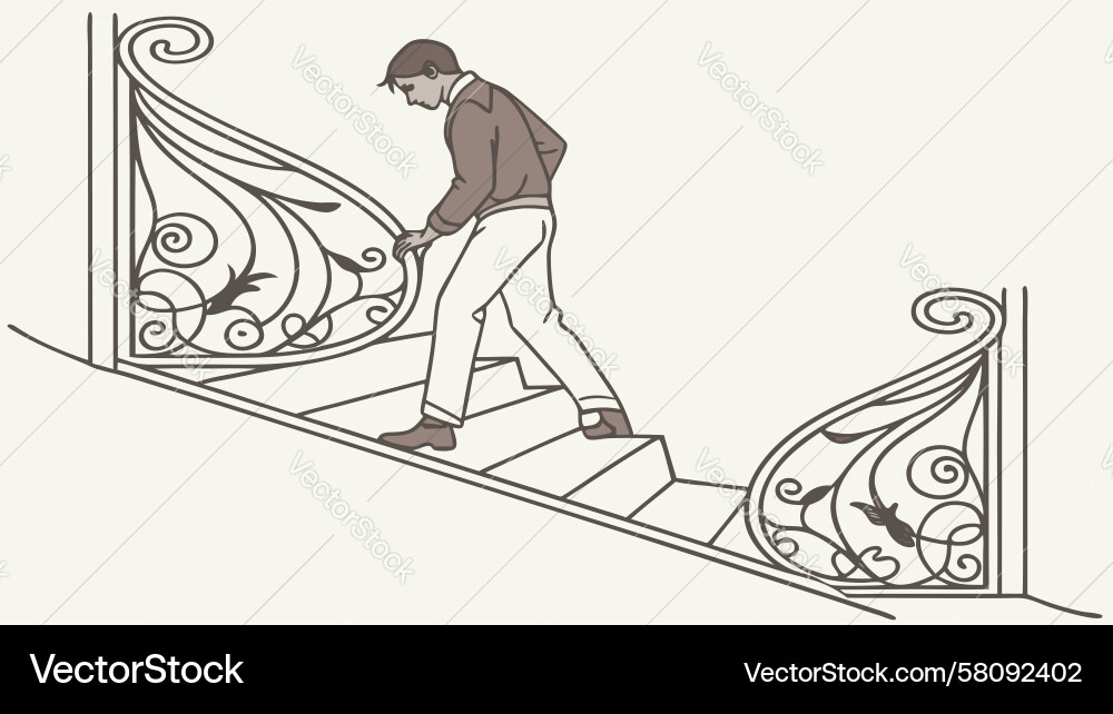 Dynamic Bird in Flight Vector Image