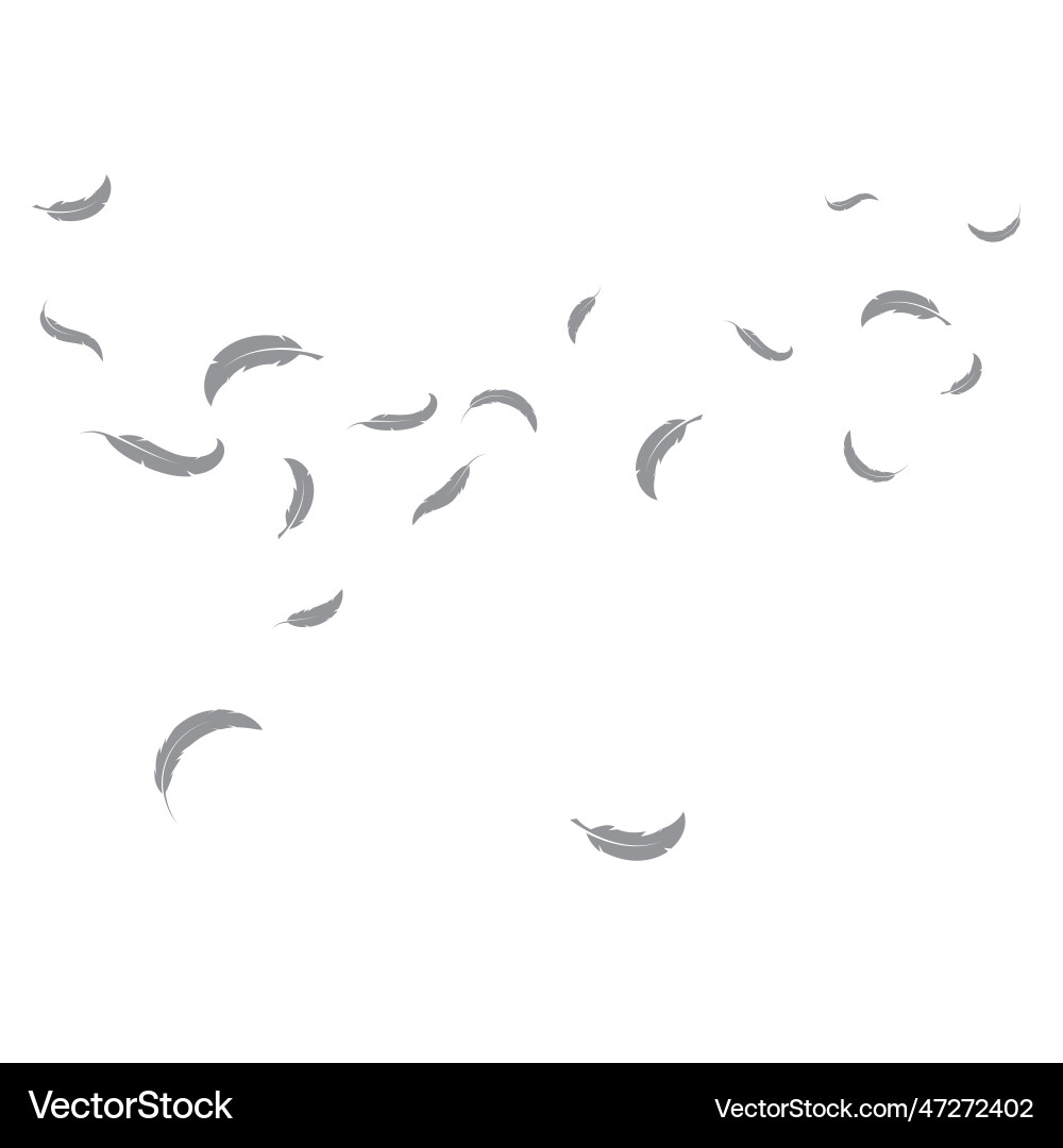 Feather Blasen Wind Hintergrundschablone Feather Blasen Wind Hintergrundschablone vektorbild