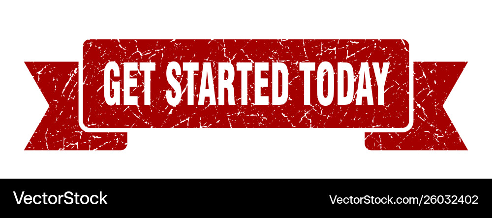 Get started today Vector Image
