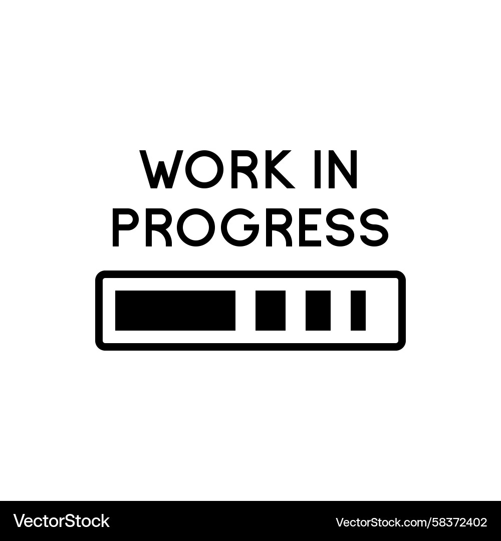 Lader Bar Progress Icon Vektorbild