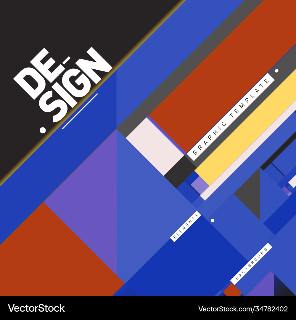 Modern colorful background material design Modern colorful background material design vector image
