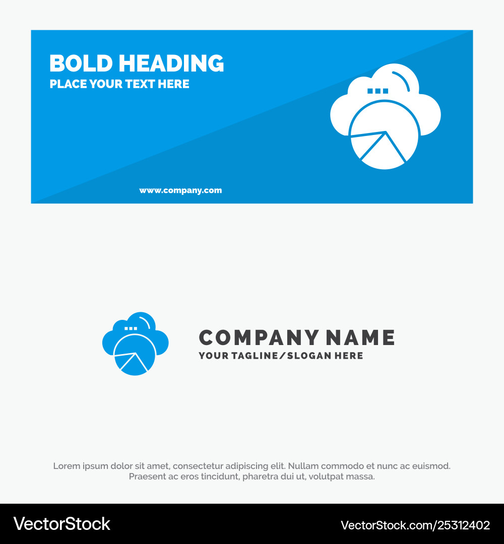 Reporting cloud data science solid Reporting cloud data science solid vector image