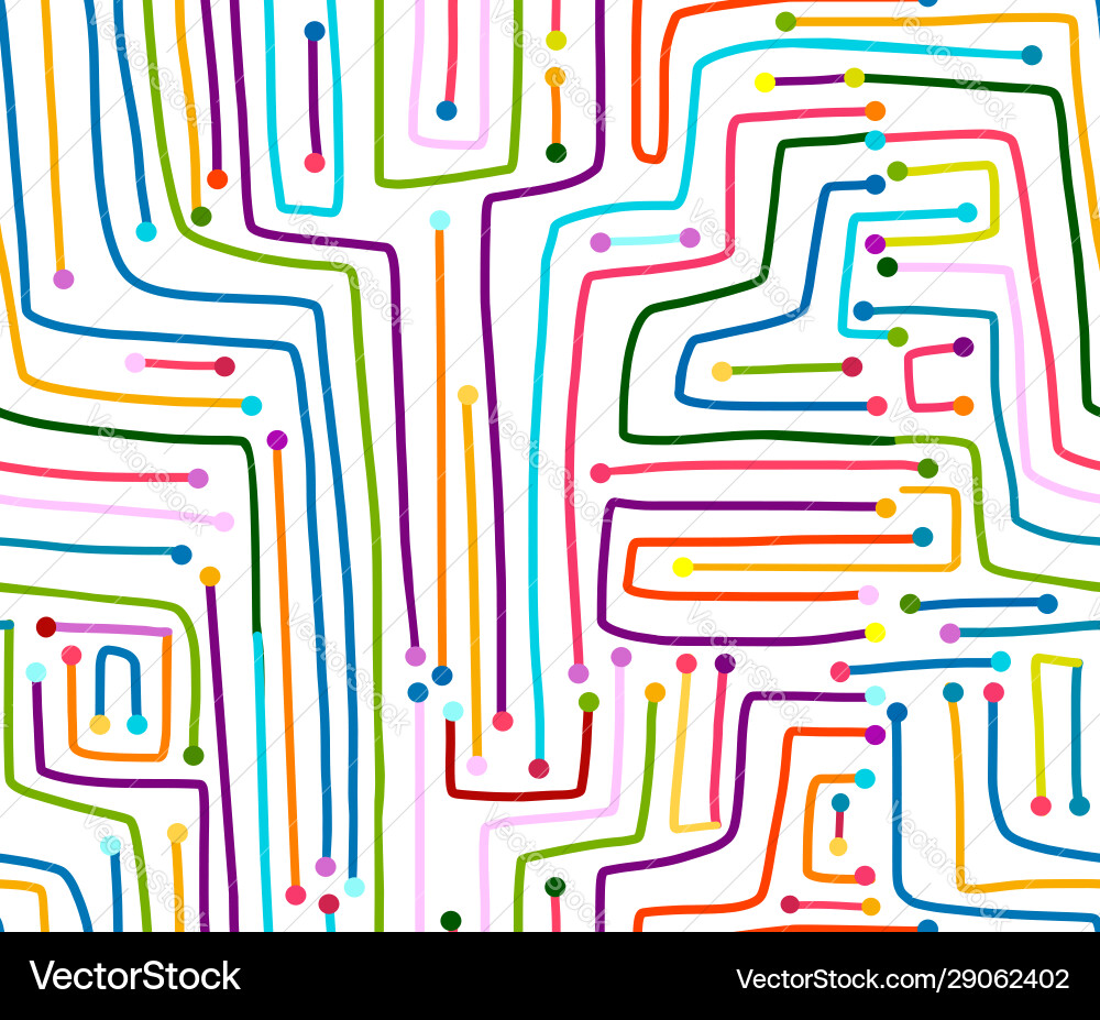Seamless pattern computer circuit board Seamless pattern computer circuit board Vector Image