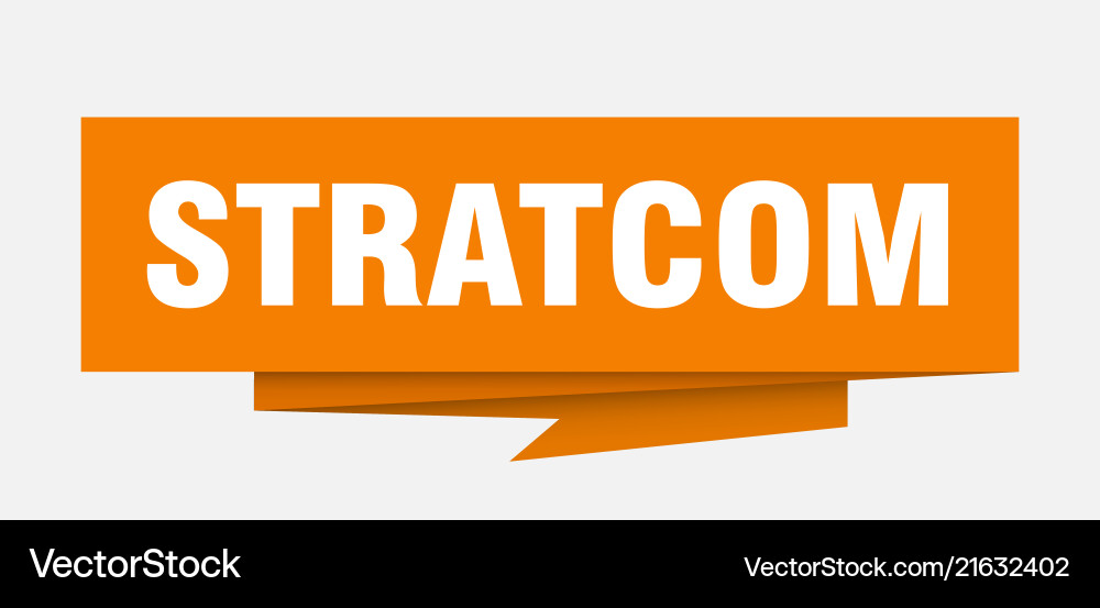 Stratcom vector image