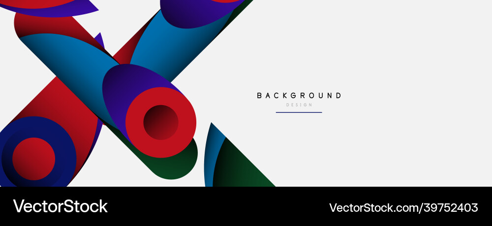 Abstract background minimal geometric circles Abstract background minimal geometric circles Vector Image