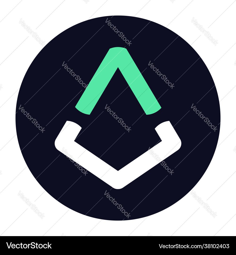 Augur old rep new repv2 token symbol Augur old rep new repv2 token symbol vector image