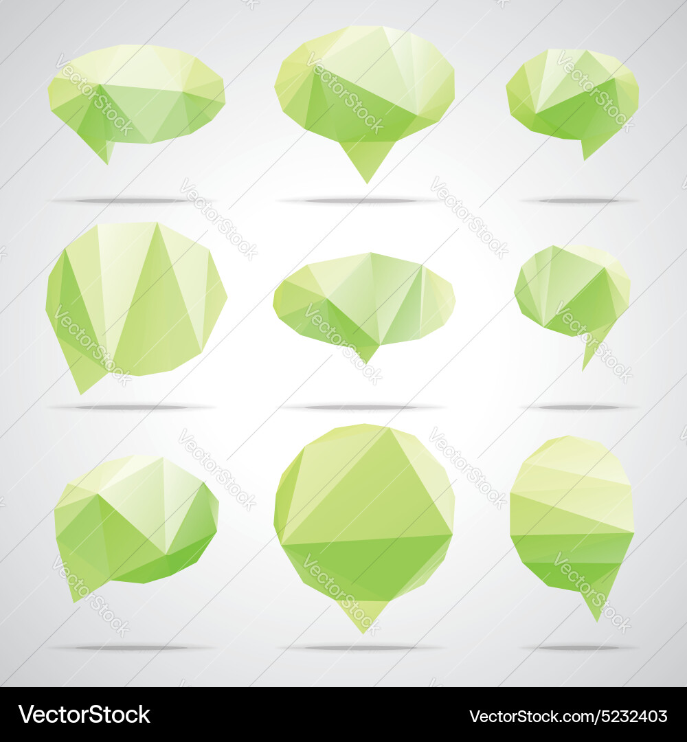 Bright speech cloud and blobs Vector Image