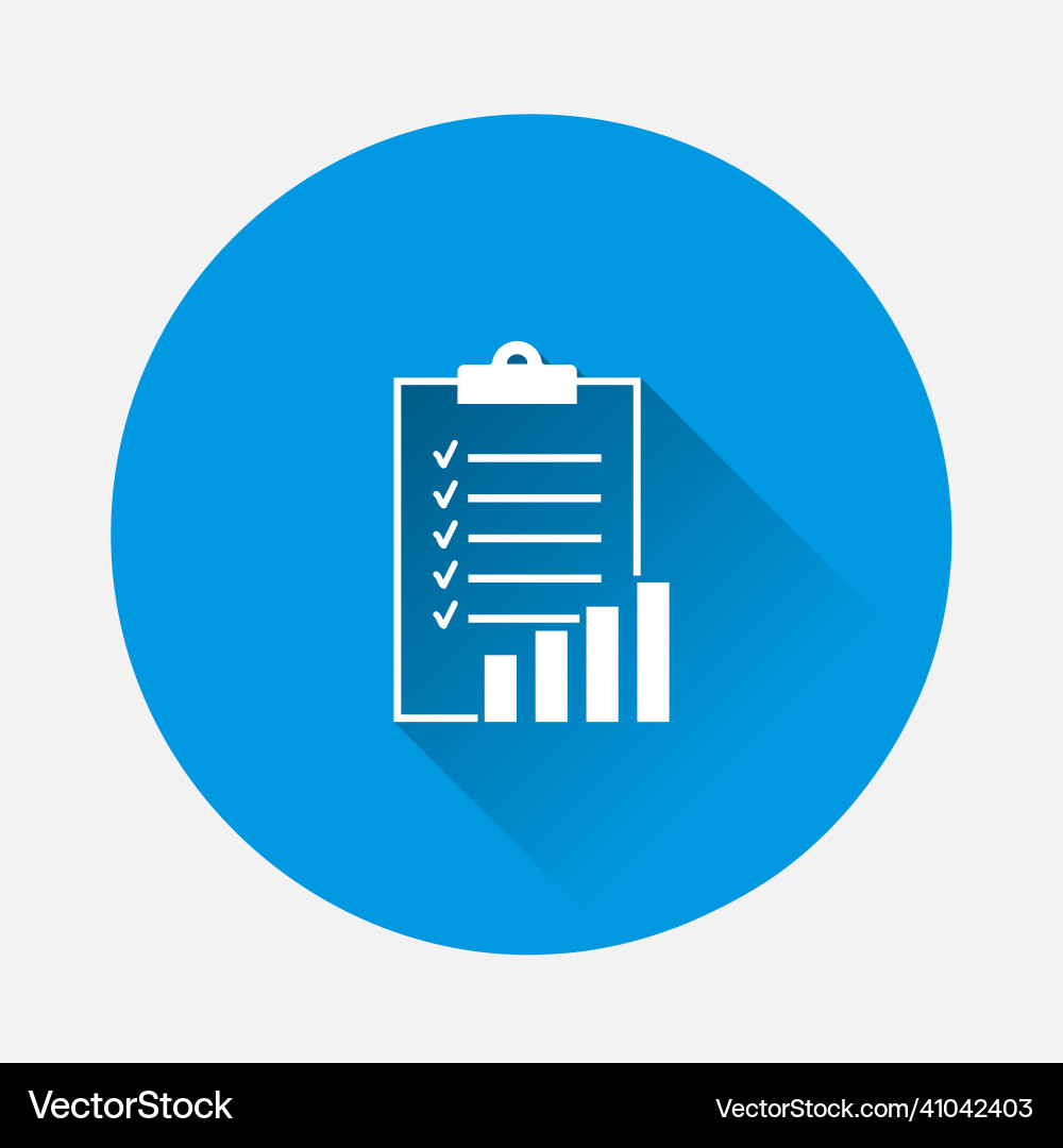 Document with graph icon verification Document with graph icon verification Vector Image