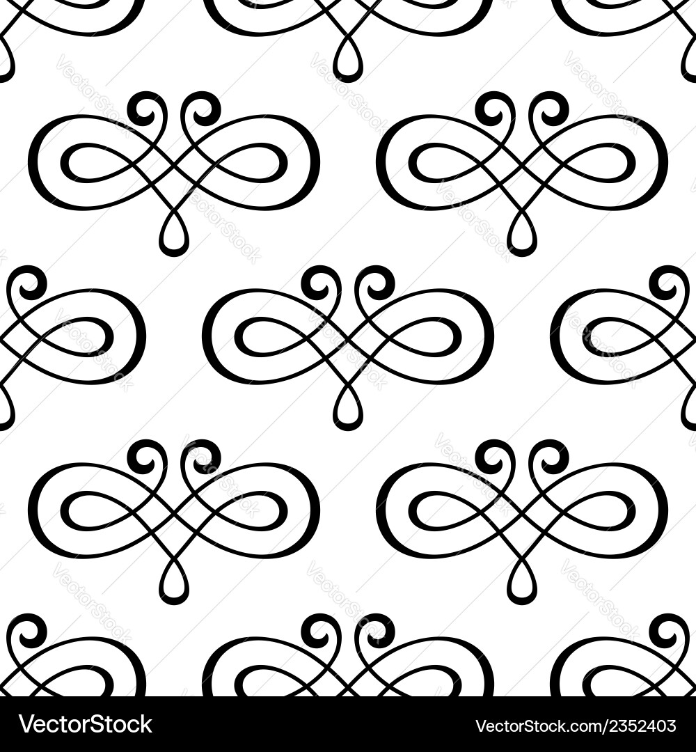 Elegant Swirl Pattern vector image