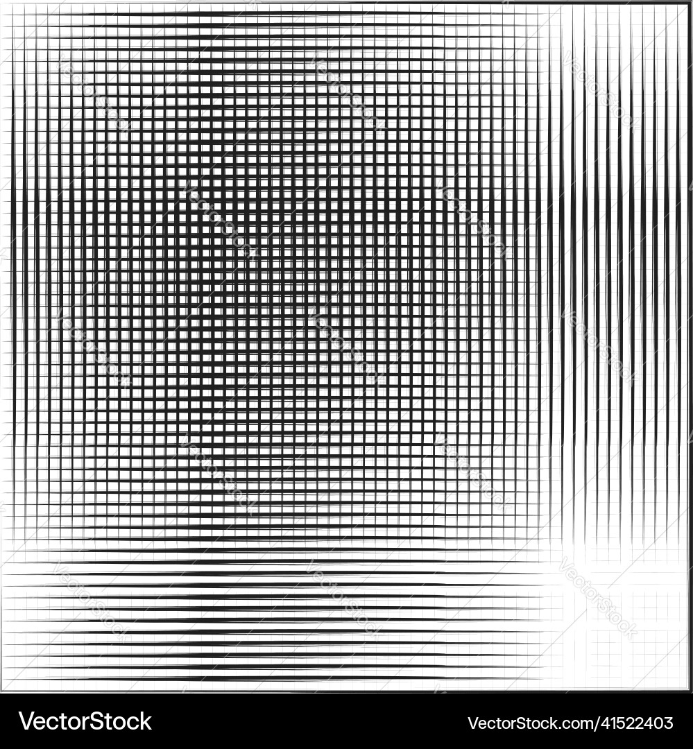Grid mesh graticule with grungy irregular lines Grid mesh graticule with grungy irregular lines vector image