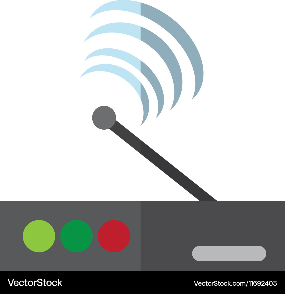 Isolated wifi and internet design vector image