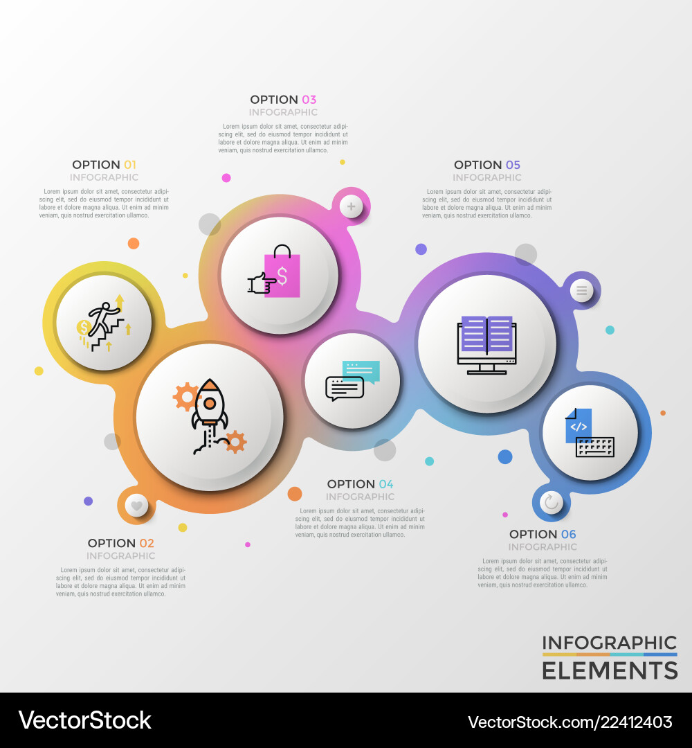 Modern Infographic Elements – Royalty-Free Vector | VectorStock, image size:1000x1080