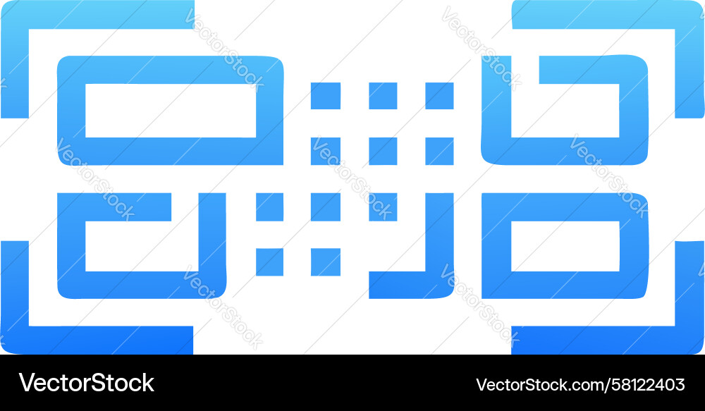 QR Code Scanner Digital Access Vector Image