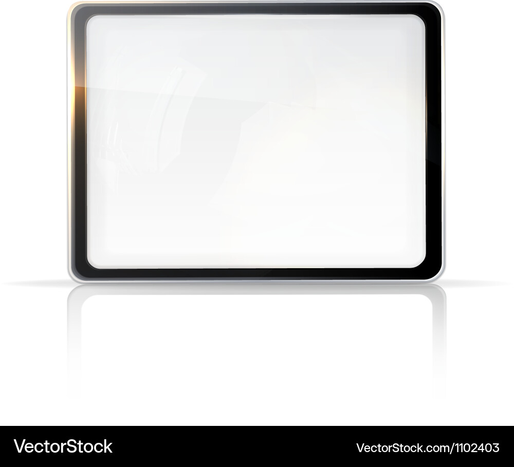 Touch Screen Display vector image