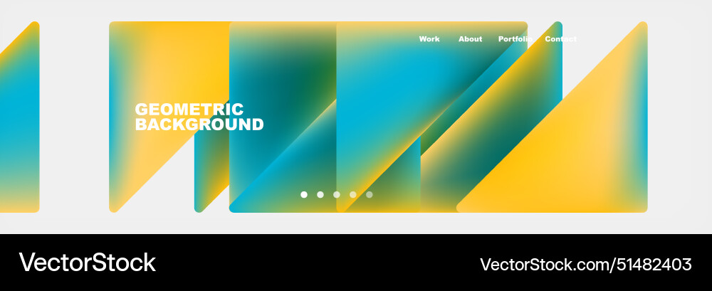 Triangle minimal web site page background design Triangle minimal web site page background design vector image