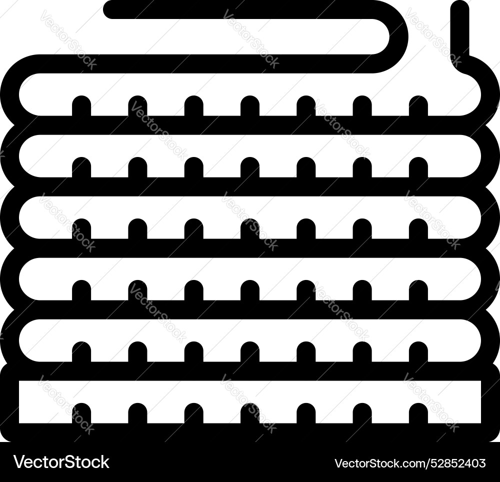Water cooling system for computer processor vector image