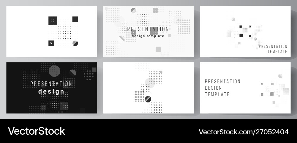 Abstract Presentation Slides vector image