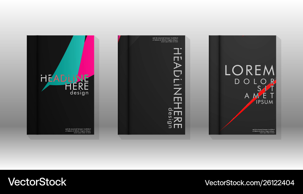 Cover book with a geometric design background Cover book with a geometric design background vector image