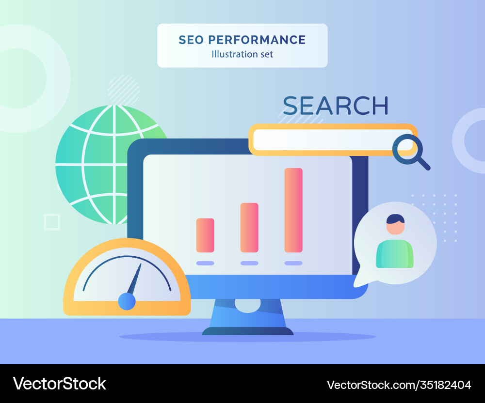 Eo performance set internet indicator speed Eo performance set internet indicator speed vector image