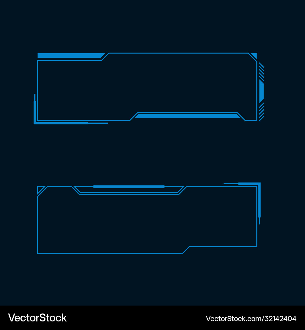 Futuristic user interface Futuristic user interface vector image