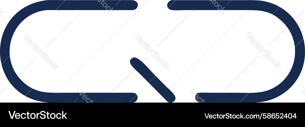 Interlocking Loop Shape Vector Image