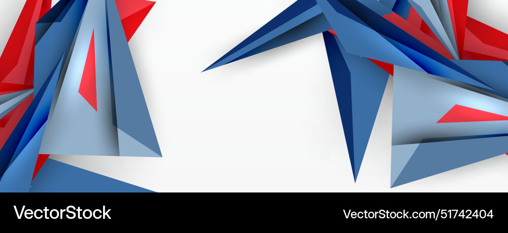 Minimal geometric abstract background low poly Vector Image