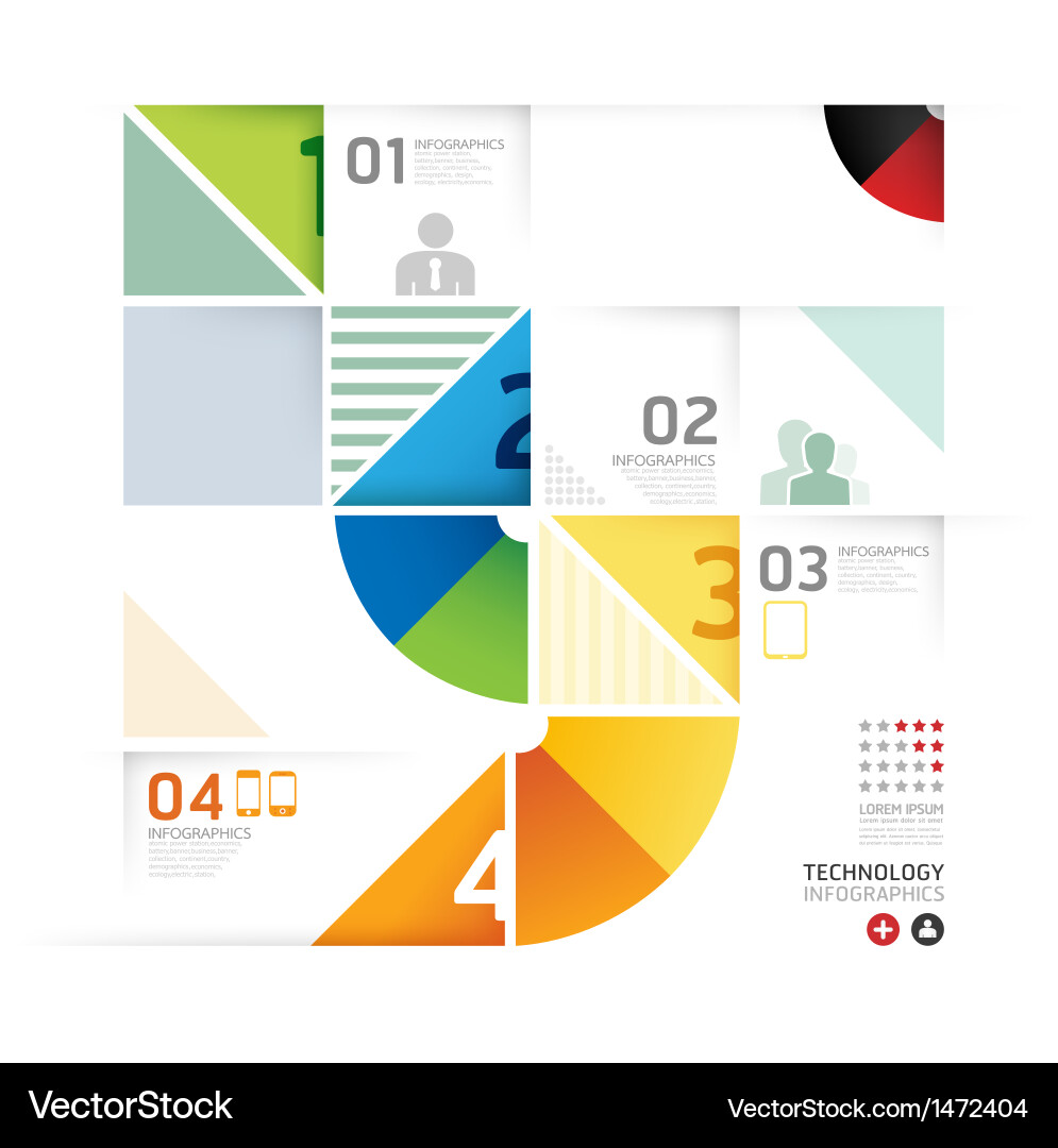 Modern Minimal Circle Shapes vector image