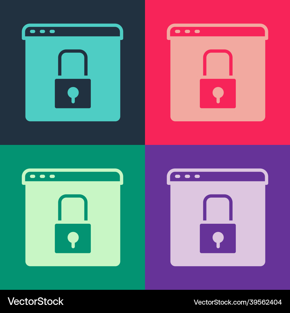 Pop art secure your site with https ssl icon Pop art secure your site with https ssl icon vector image