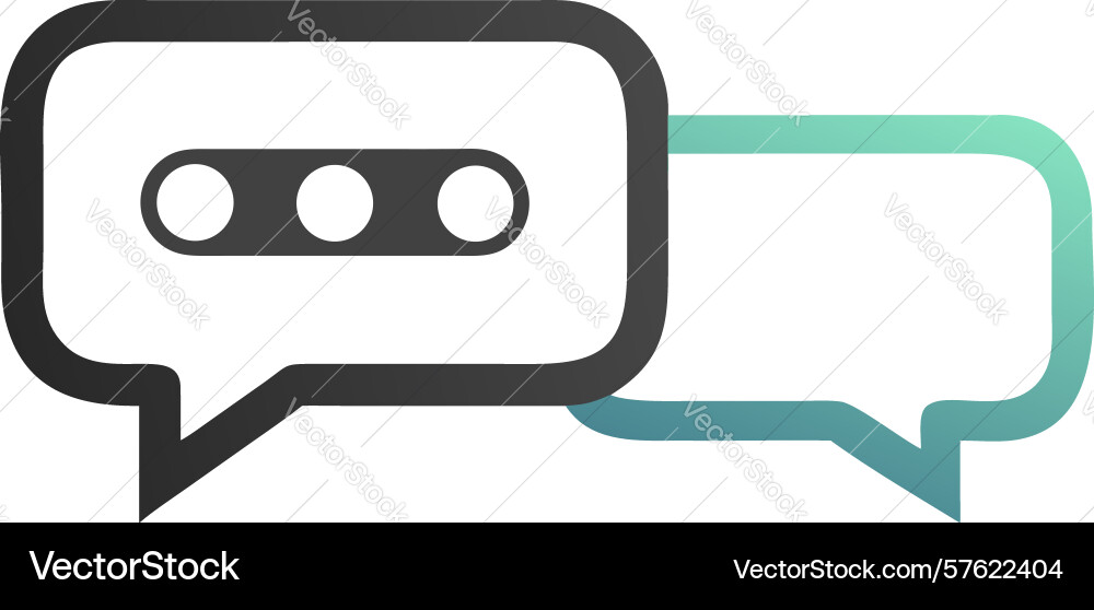 Retro audio message speech bubble with cassette Vector Image