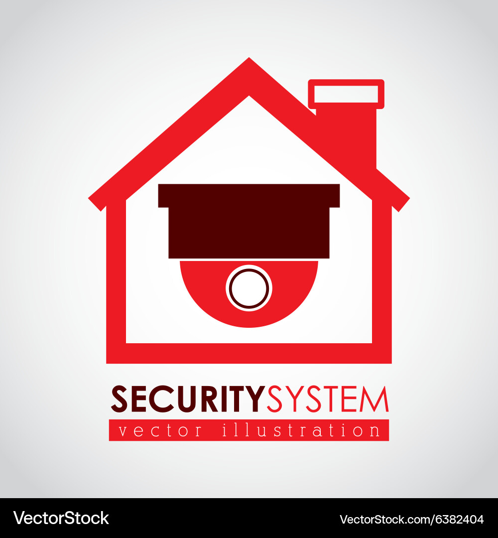 Security systems design Vector Image