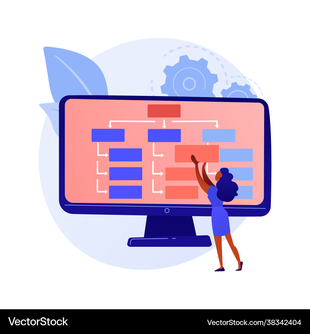 Web design and content creating Web design and content creating vector image