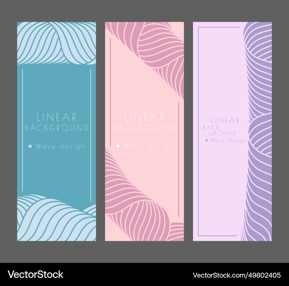 A pattern of wavy lines minimalistic abstract A pattern of wavy lines minimalistic abstract vector image