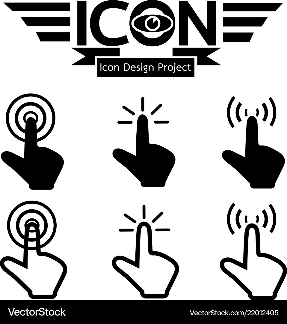 Cursor pointer icon vector image