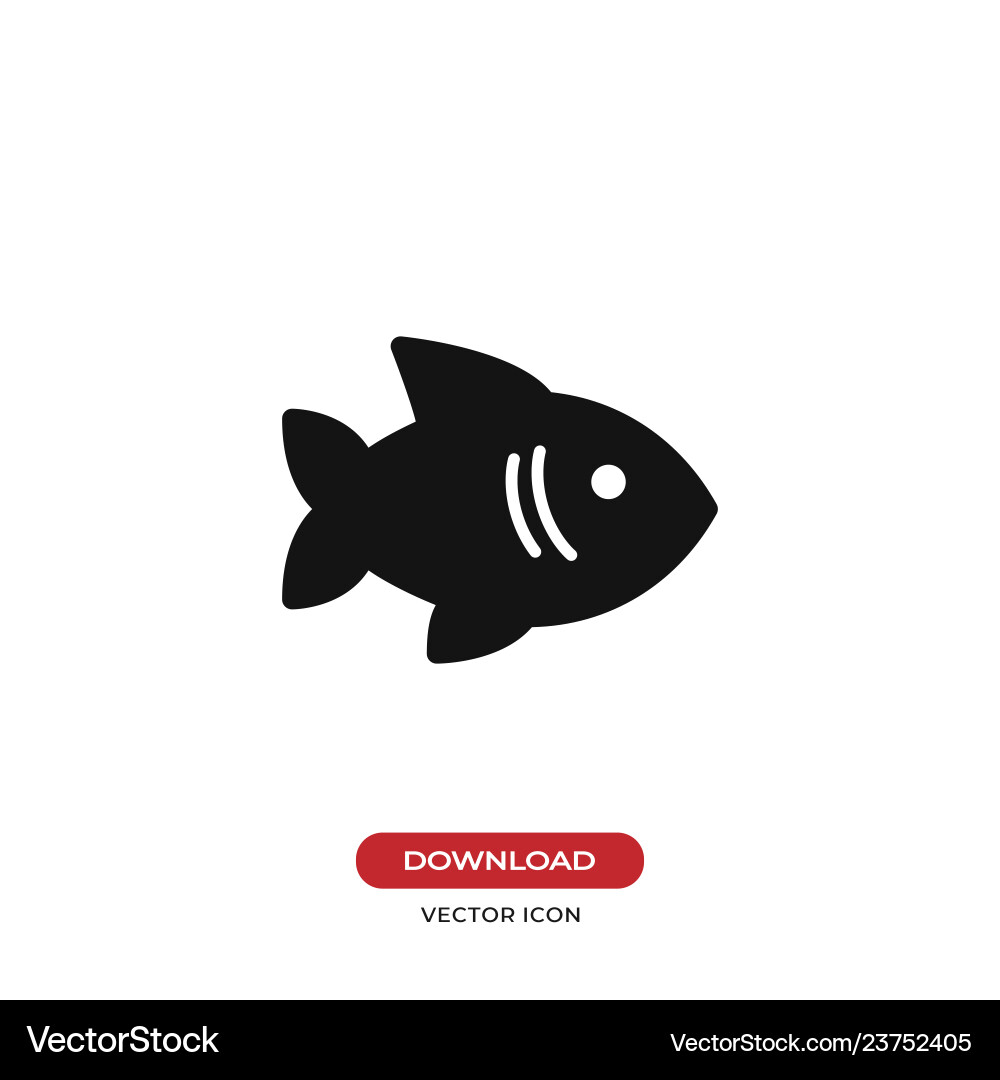 Fish icon Fish icon vector image