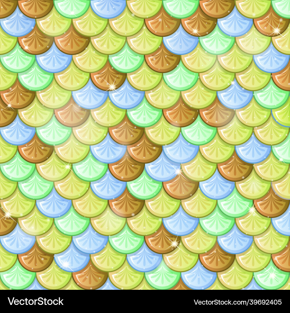 Fish scale seamless pattern background Fish scale seamless pattern background Vector Image