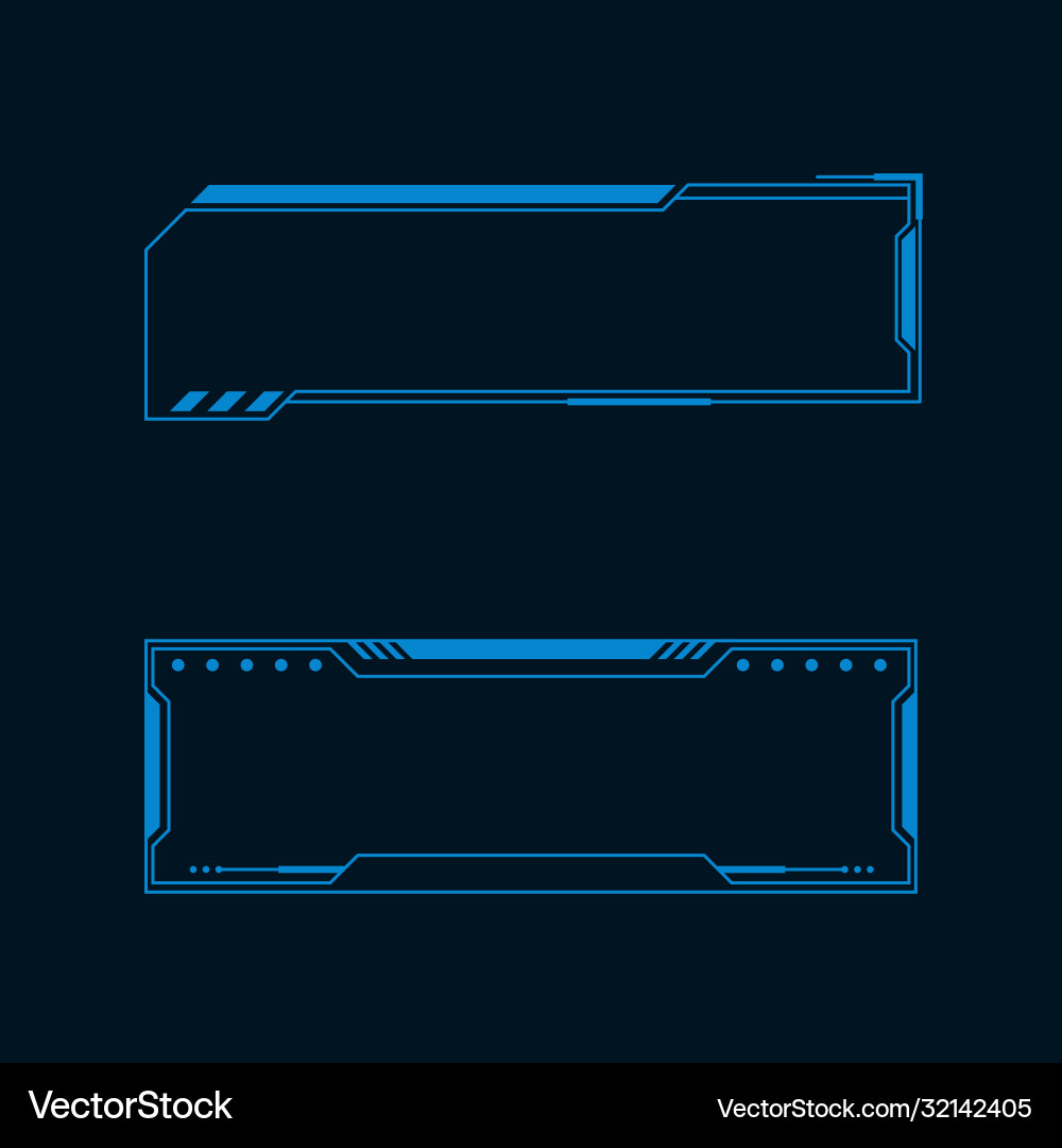 Futuristic user interface Futuristic user interface vector image