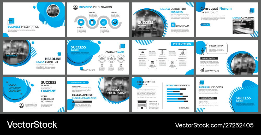 Presentation and slide layout background design Presentation and slide layout background design vector image