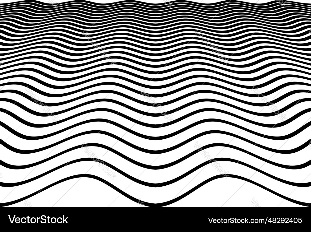 Wavy lines pattern Wavy lines pattern vector image