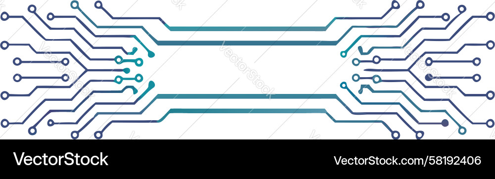Abstract Circuit Lines Vector Image