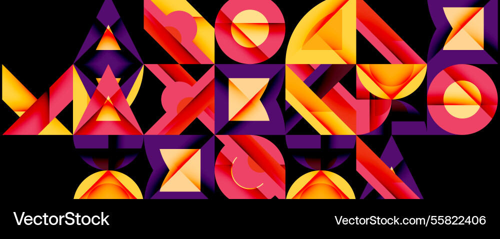 Circles squares lines abstract background Circles squares lines abstract background Vector Image
