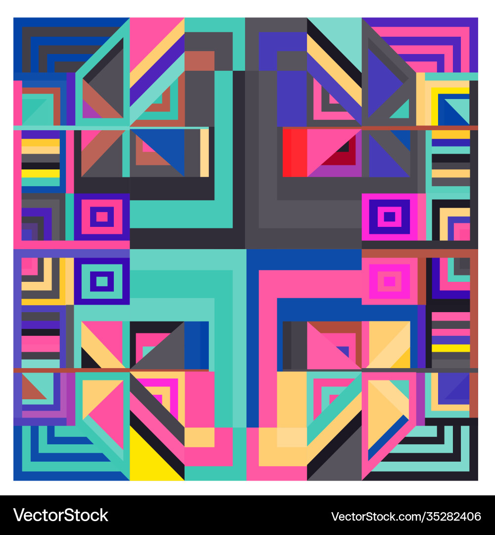 Colorful geometric and curve background pattern Colorful geometric and curve background pattern vector image
