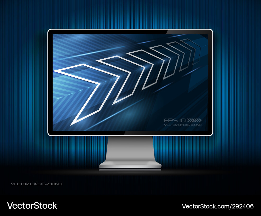 Dynamic Digital Display Background vector image