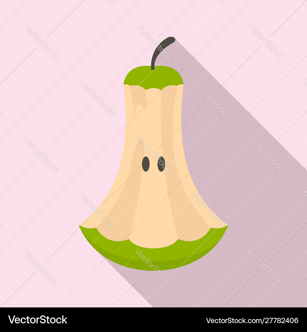 Garbage pear icon flat style Garbage pear icon flat style Vector Image